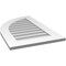 Ekena Millwork Quarter Round Top Left Surface Mount PVC Gable Vent w/ 3-1/2"W x 1"P Standard Frame, 20"W x 32"H GVPQL20X3201SN - alternate 5
